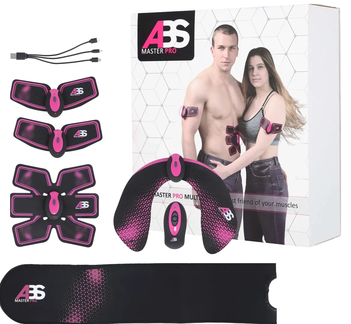 ABS MASTER PRO MULTI SET ELEKTROSTYMULATOR MIĘŚNI HMS