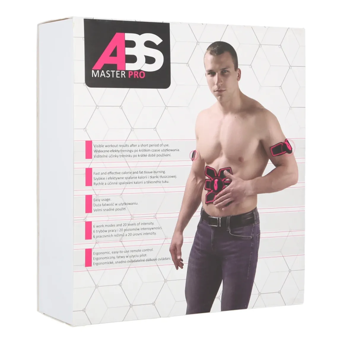 ABS MASTER PRO MULTI SET ELEKTROSTYMULATOR MIĘŚNI HMS