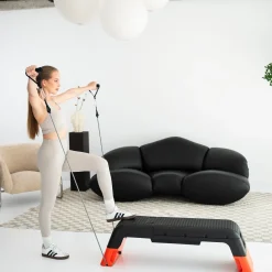 AS009 PRO STEP DO AEROBIKU REGULOWANY Z FUNKCJĄ ŁAWKI COMMERCIAL HMS