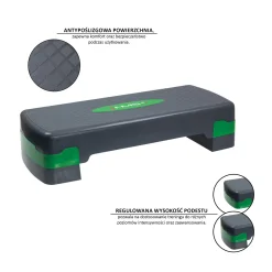 AS003 ZIELONY STEP DO AEROBIKU HMS