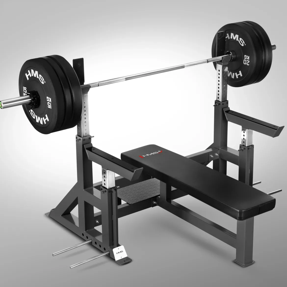 ŁAWKA TRENINGOWA ZE STOJAKAMI LS6803 HMS