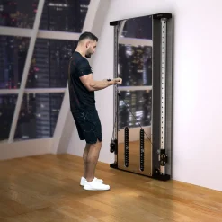 BS302 BRAMA PRZYŚCIENNA TRENINGOWA PODWÓJNA ZE STOSEM COMMERCIAL HMS