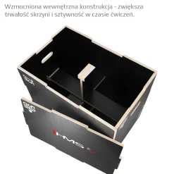 DSC02 SKRZYNIA PLYOMETRYCZNA WZMOCNIONA 750x600x500MM HMS