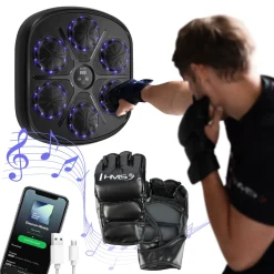 Elektroniczna tarcza bokserska HMS TB03 Bluetooth z muzyką i rękawicami