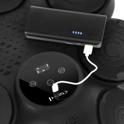 Elektroniczna tarcza bokserska LED HMS TB30 z Bluetooth, licznikiem uderzeń i rękawicami