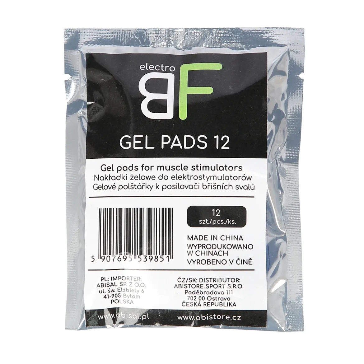 GEL PADS 12 NAKŁADKI ŻELOWE DO ELEKTROSTYMULATORÓW HMS