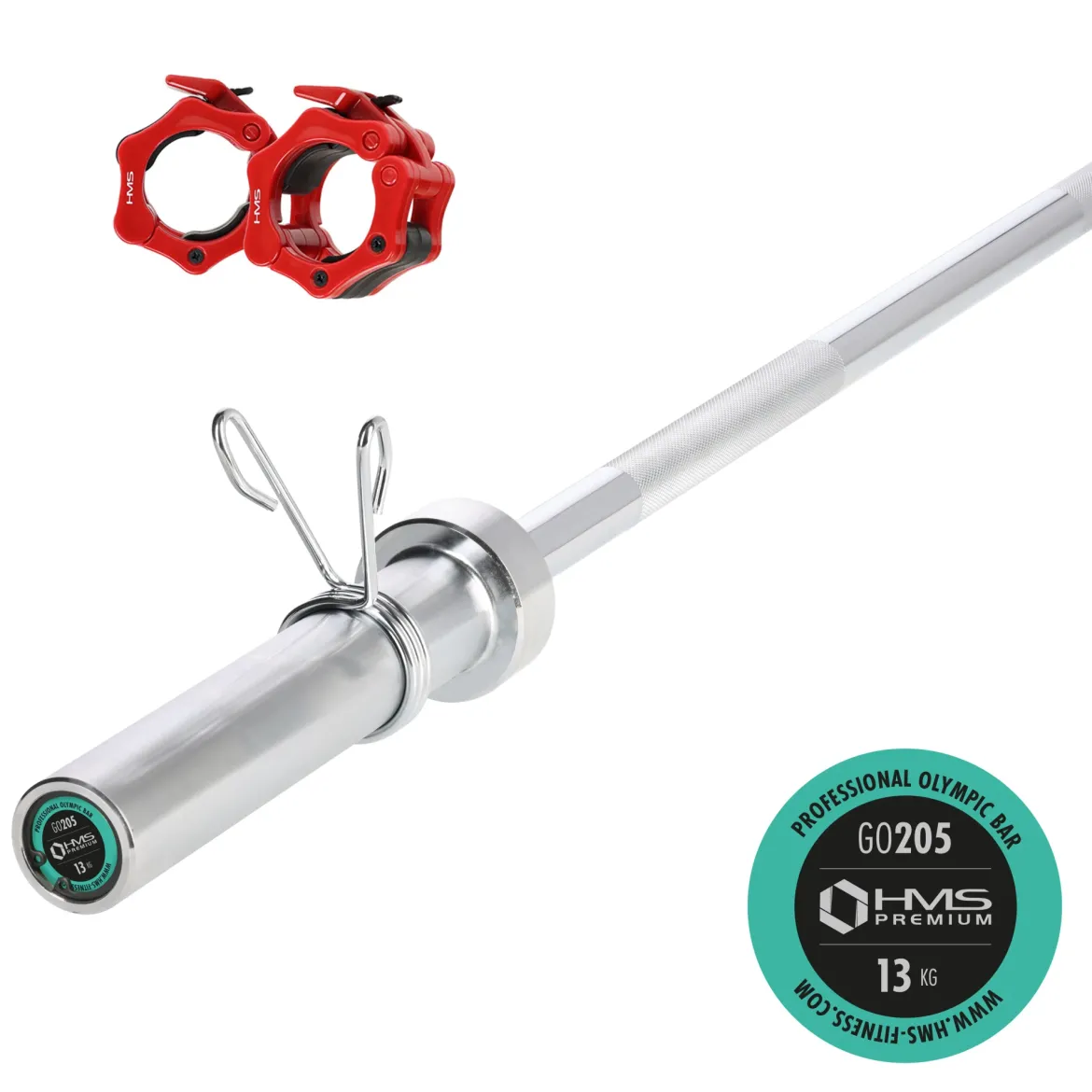 GO205 GRYF OLIMPIJSKI HMS PREMIUM Z ZACISKAMI LOCK JAW RED
