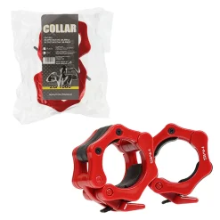 GOP220 PRO GRYF OLIMPIJSKI HMS PREMIUM Z ZACISKAMI LOCK JAW RED