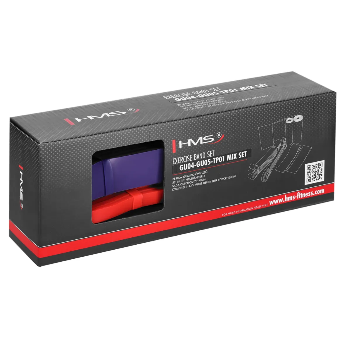 GU05 SET ZESTAW GUM DO ĆWICZEŃ HMS