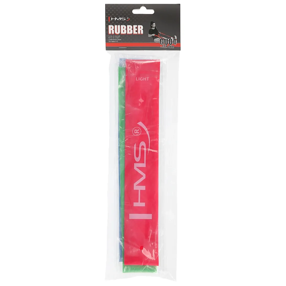 GU04 SLIM SET ZESTAW GUM DO ĆWICZEŃ HMS