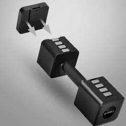 HANTLE CIĘŻARKI REGULOWANE BLACK 2 x 5 KG HL02 HMS