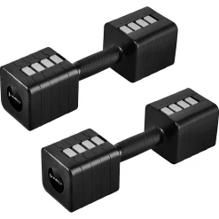 HANTLE CIĘŻARKI REGULOWANE BLACK 2 x 5 KG HL02 HMS
