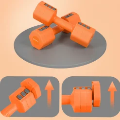 HANTLE CIĘŻARKI REGULOWANE ORANGE 2 x 2.5 KG HL03 HMS