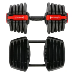 Hantle regulowane 2w1 HMS SGR40 PRO Set – sztanga i sztangielki