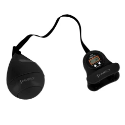 HHM13 HULA HOP BLACK/GOLD Z MAGNESAMI I OBCIĄŻNIKIEM + LICZNIK HMS