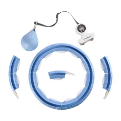 HHM15 HULA HOP BLUE Z MAGNESEM I OBCIĄŻNIKIEM + LICZNIK HMS