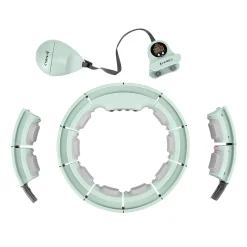 HHM13 HULA HOP GREEN Z MAGNESAMI I OBCIĄŻNIKIEM + LICZNIK HMS