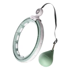 HHM15 HULA HOP GREEN Z MAGNESEM I OBCIĄŻNIKIEM + LICZNIK HMS