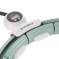 HHM15 HULA HOP GREEN Z MAGNESEM I OBCIĄŻNIKIEM + LICZNIK HMS