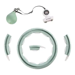 HHM15 HULA HOP GREEN Z MAGNESEM I OBCIĄŻNIKIEM + LICZNIK HMS