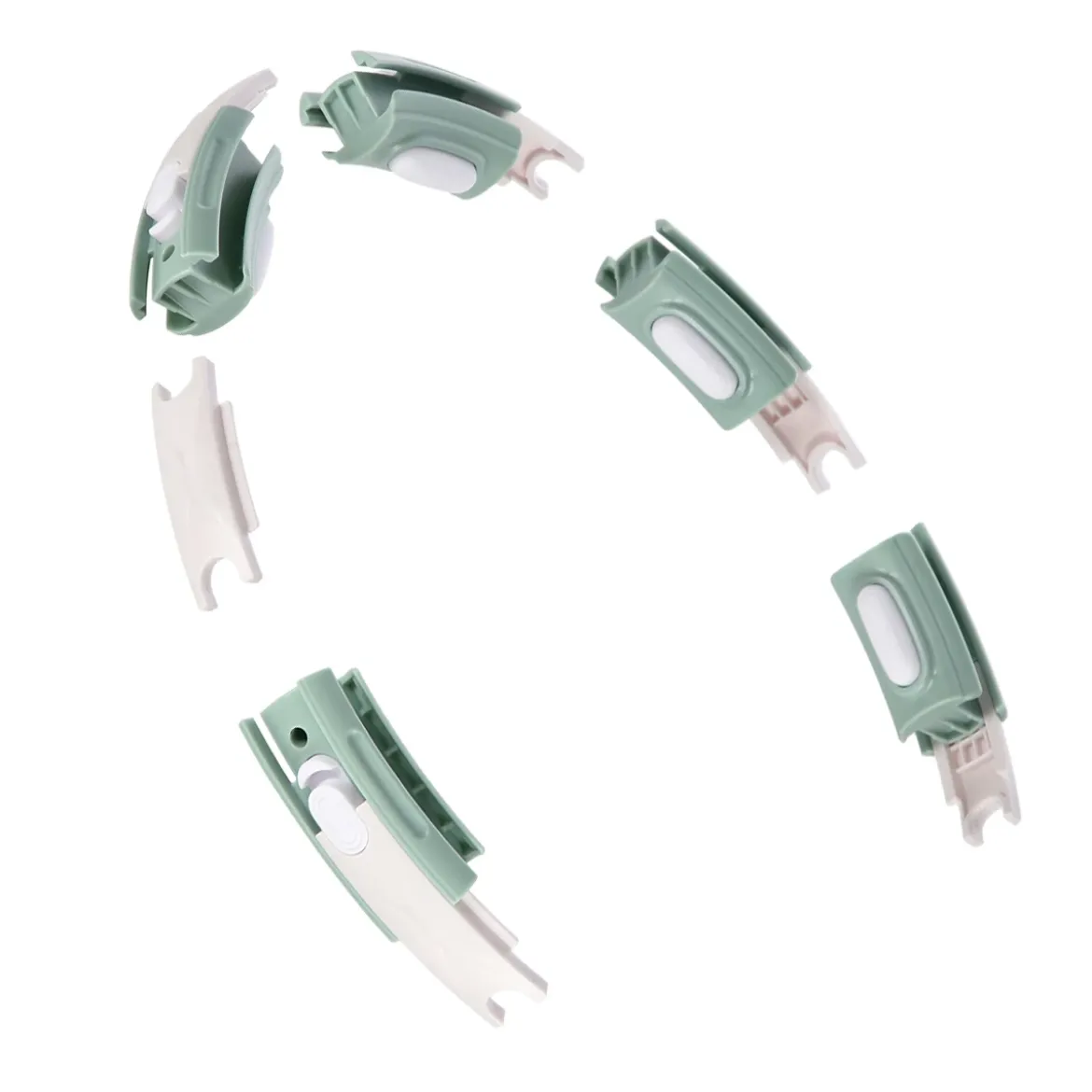 HHM15 HULA HOP GREEN Z MAGNESEM I OBCIĄŻNIKIEM + LICZNIK HMS