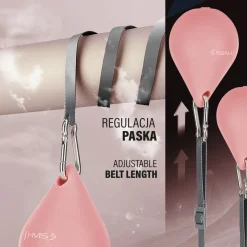 HHM15 HULA HOP PINK Z MAGNESEM I OBCIĄŻNIKIEM + LICZNIK HMS