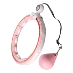 HHM15 HULA HOP PINK Z MAGNESEM I OBCIĄŻNIKIEM + LICZNIK HMS