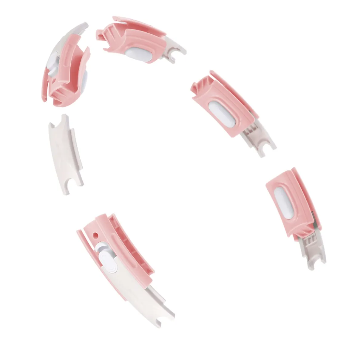 HHM15 HULA HOP PINK Z MAGNESEM I OBCIĄŻNIKIEM + LICZNIK HMS