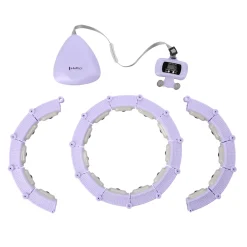 HHM14 HULA HOP VIOLET Z MAGNESAMI I OBCIĄŻNIKIEM + LICZNIK HMS