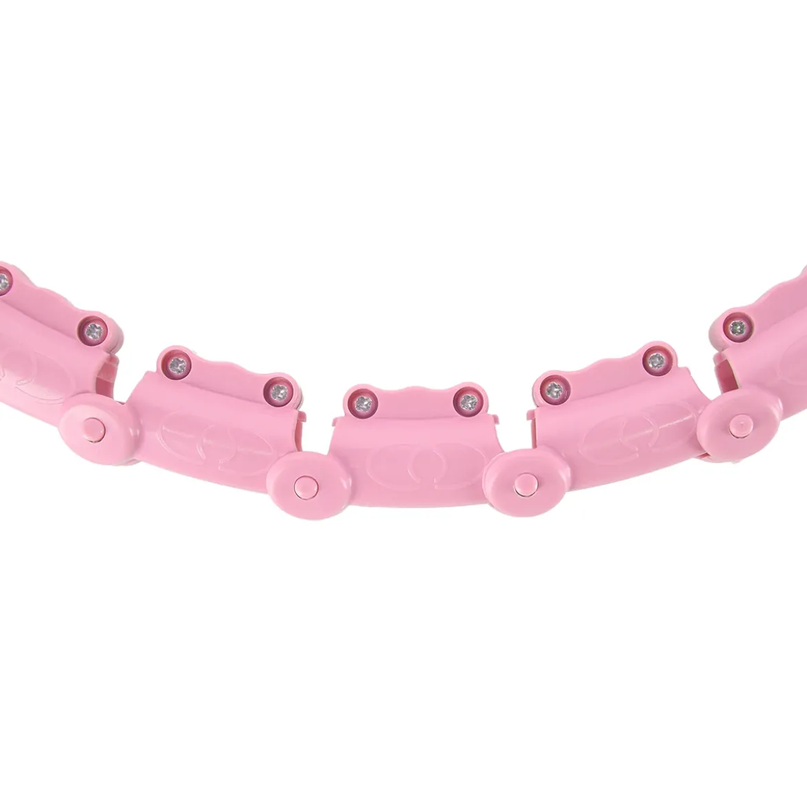 HHW11 PLUS SIZE HULA HOP LIGHT PINK Z WYPUSTKAMI I OBCIĄŻNIKIEM HMS
