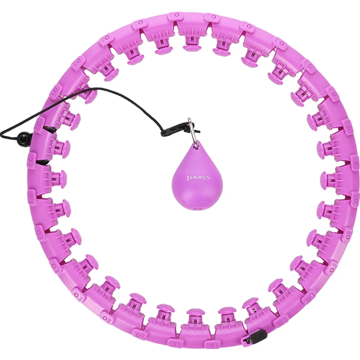 HHW12 PLUS SIZE HULA HOP Z WYPUSTKAMI I OBCIĄŻNIKIEM HMS