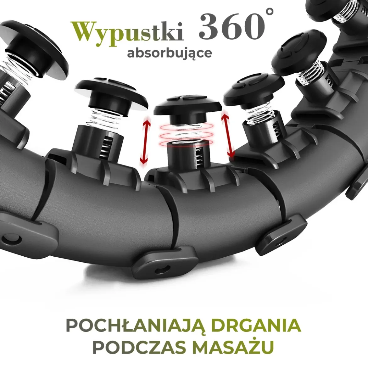 HHW12 PLUS SIZE HULA HOP Z WYPUSTKAMI I OBCIĄŻNIKIEM HMS
