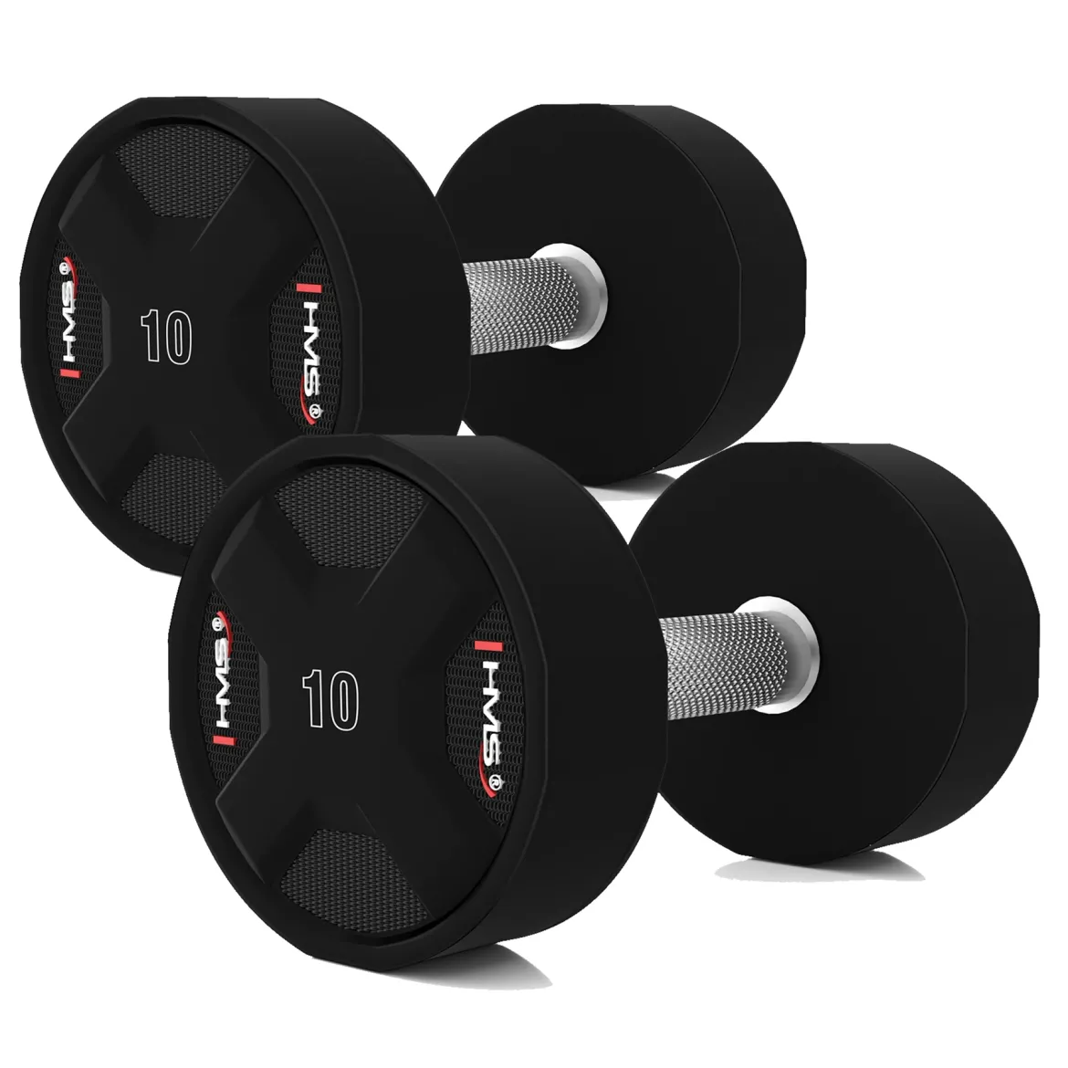 HPC SET ZESTAW HANTLI POLIURETANOWYCH 2 x 2.5 - 25 KG CPU (275 KG) HMS