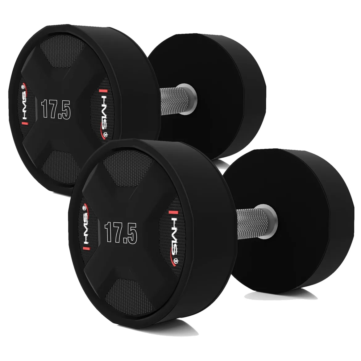 HPC SET ZESTAW HANTLI POLIURETANOWYCH 2 x 2.5 - 25 KG CPU (275 KG) HMS