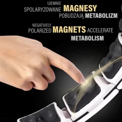 Hula hop magnetyczne HMS HHM16 z obciążeniem i licznikiem LCD