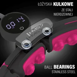 Hula hop magnetyczne HMS HHM16 z obciążeniem i licznikiem LCD
