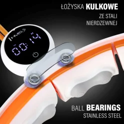 Hula hop magnetyczne HMS HHM21 z obciążeniem, TPE i licznikiem USB-C