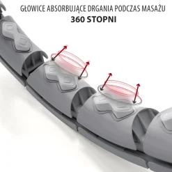 Hula hop regulowane HMS HHW06 z obciążeniem i licznikiem LCD