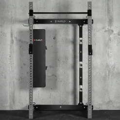 KLATKA TRENINGOWA ŚCIENNA ROZSUWANA Z ŁAWKĄ SZARA KLT34 HMS FITNESS