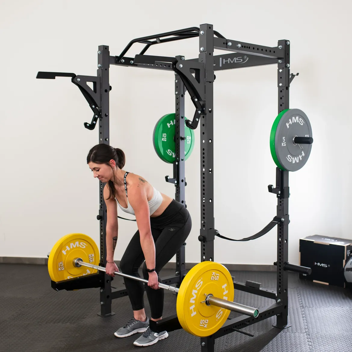 KLATKA TRENINGOWA Z WYPOSAŻENIEM POWER RACK KLT3110 COMMERCIAL HMS