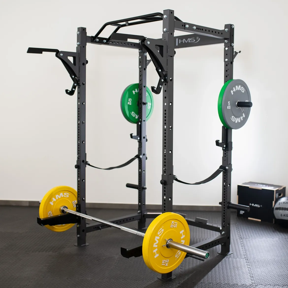 KLATKA TRENINGOWA Z WYPOSAŻENIEM POWER RACK KLT3110 COMMERCIAL HMS