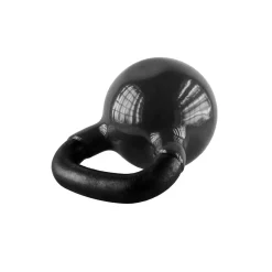 KNV BLACK KETTLEBELL ŻELIWNY POKRYTY WINYLEM HMS