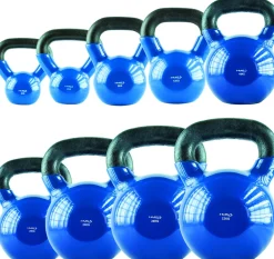 KNV KETTLEBELL ŻELIWNY POKRYTY WINYLEM HMS