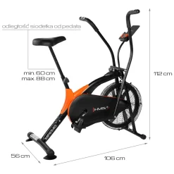 MP6540 ROWER STACJONARNY POWIETRZNY HMS