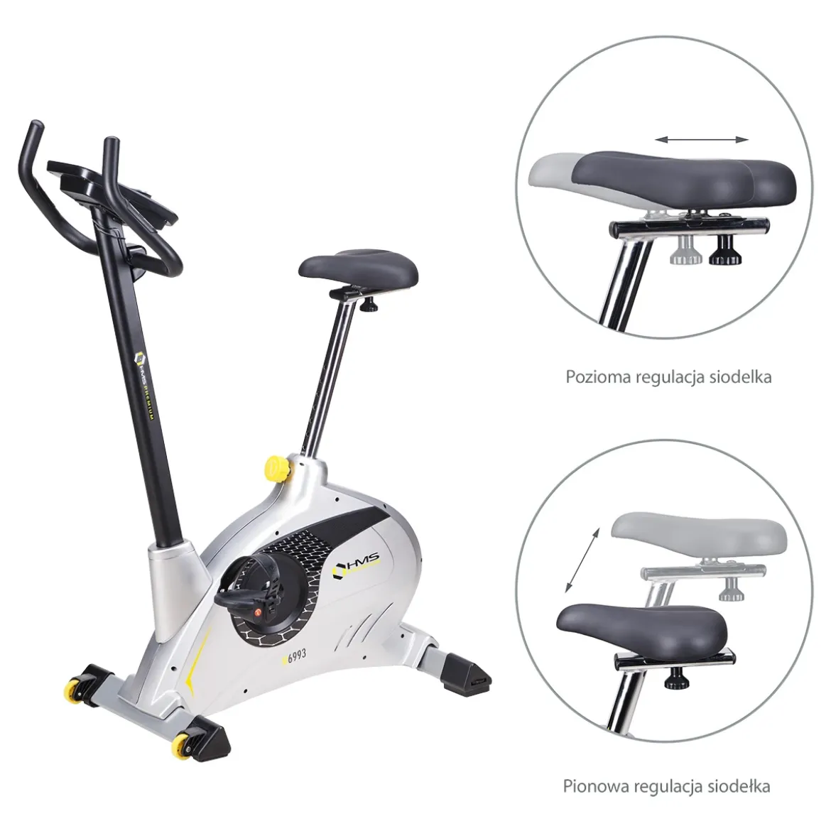 M6993 ROWER STACJONARNY MAGNETYCZNY PROGRAMOWANY HMS PREMIUM