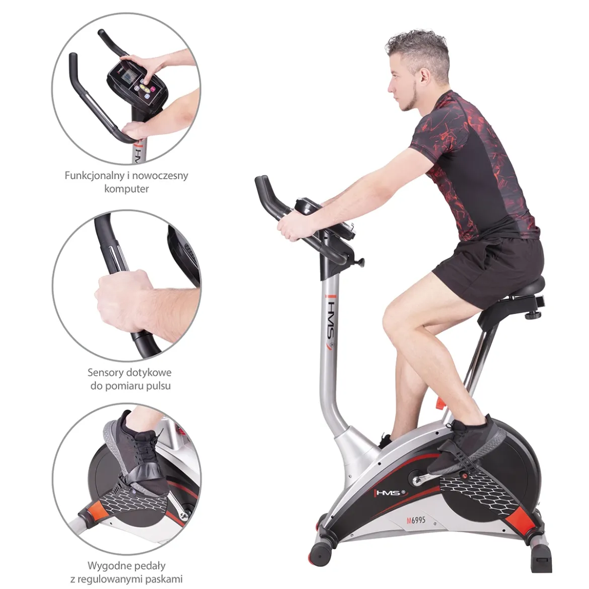 M6995 ROWER STACJONARNY MAGNETYCZNY HMS