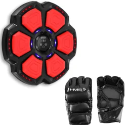 Muzyczna tarcza bokserska HMS TB06 Bluetooth z 9 programami i rękawicami