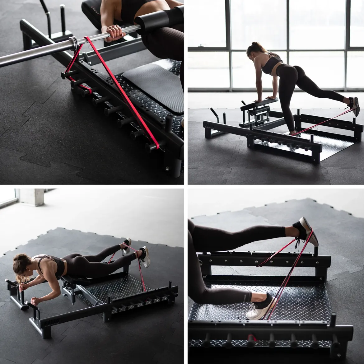 PHT25 PLATFORMA DO ĆWICZEŃ MIĘŚNI POŚLADKÓW HIP THRUST I MARTWEGO CIĄGU COMMERCIAL HMS