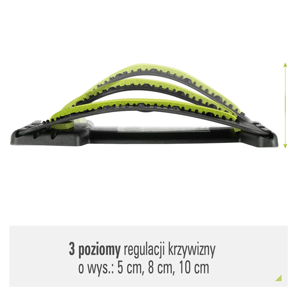 PRP02 GREEN PRZYRZĄD DO ROZCIĄGANIA PLECÓW Z MAGNESAMI HMS