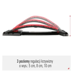 PRP02 RED PRZYRZĄD DO ROZCIĄGANIA PLECÓW Z MAGNESAMI HMS